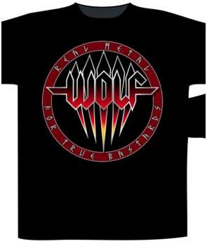 Camiseta WOLF - Real Metal For True Bastards