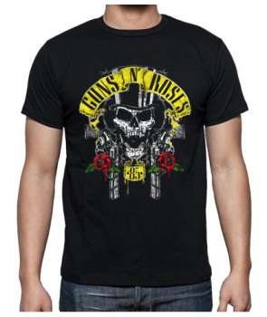 Camiseta GUNS N ROSES - Skull 85