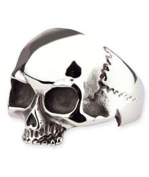 Anillo Calavera  Sin Mandibula Acero
