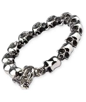 Pulsera Calaveras Unidas Acero