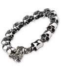 Pulsera Calaveras Unidas Acero