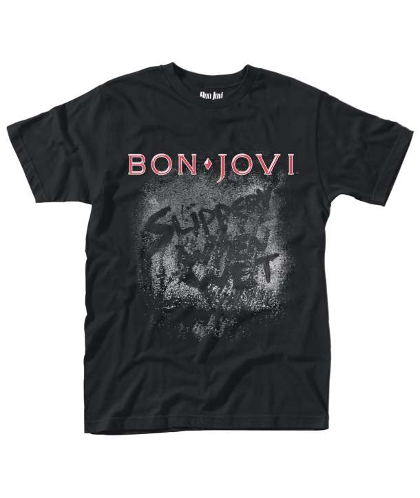 Camiseta BON JOVI - Slippery When Wet