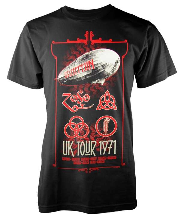 Camiseta LED ZEPPELIN - UK Tour 71