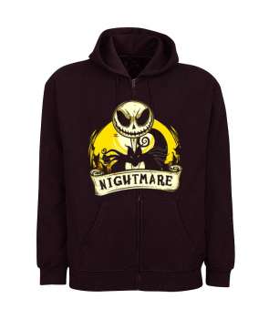 Sudadera PESADILLA ANTES DE NAVIDAD - JACK con Cremallera