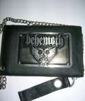 Cartera Cuero BEHEMOTH - Logo con cadena