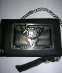 Cartera Cuero VENOM - Black Metal con cadena