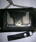 Cartera Cuero MISFITS - Logo Skull con cadena