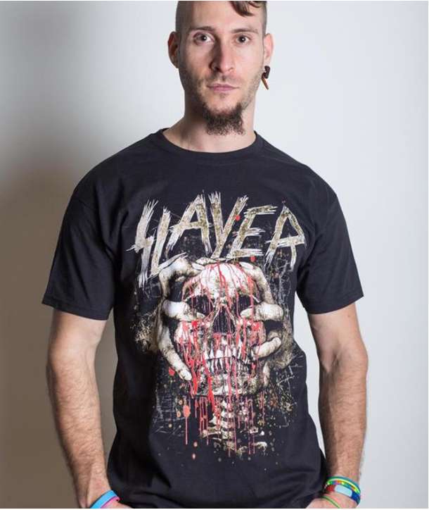 Camiseta SLAYER - Skull Hands