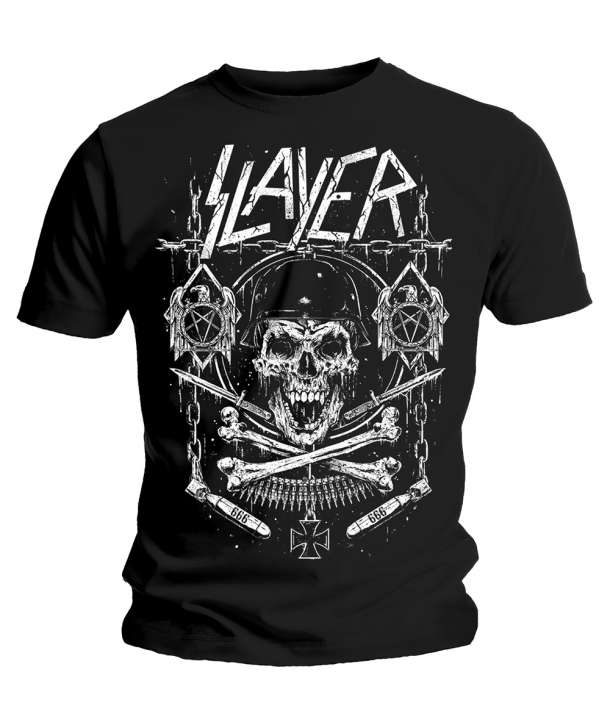 Camiseta SLAYER - Skull And Bones