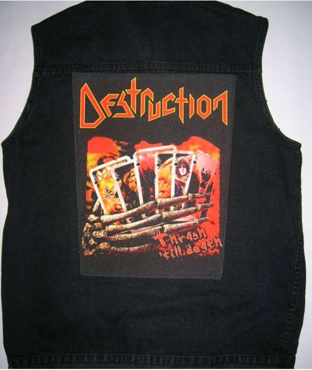 Parche para espalda DESTRUCTION - Thrash 'Till Death