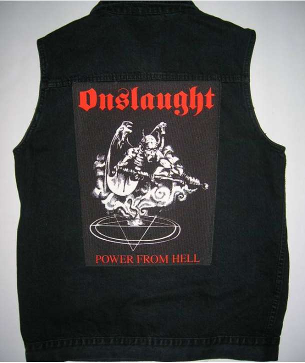 Parche para espalda ONSLAUGHT - Power From Hell