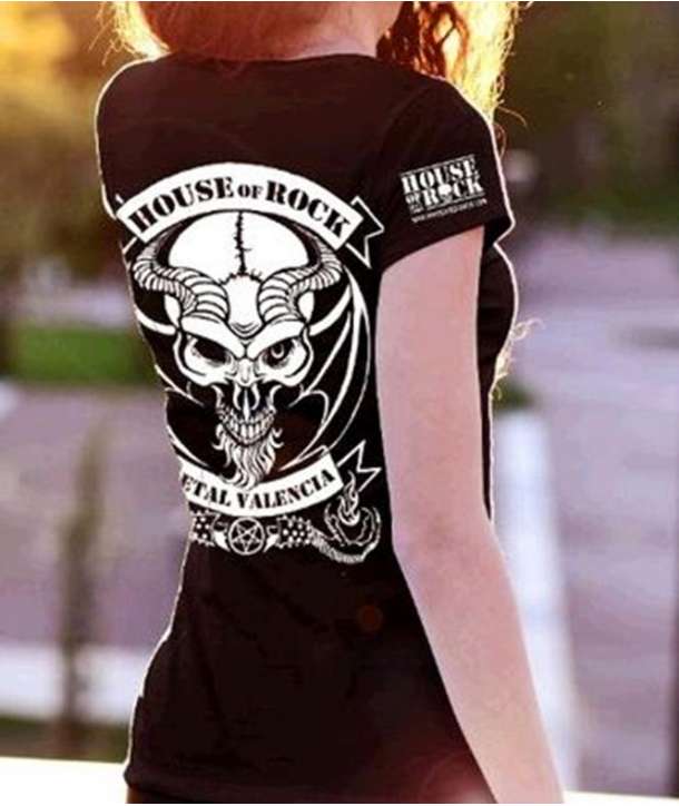 Camiseta para chica  HOUSE OF ROCK - Madness  Chaos PREVENTA Camiseta para chica  HOUSE OF ROCK - Madness  Chaos PREVENTA