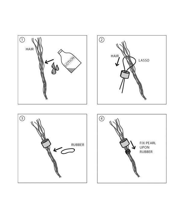 Adornos Anillo para Barba Runas Bronce