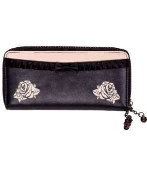 Cartera Alargada Calaveras Lazo 2