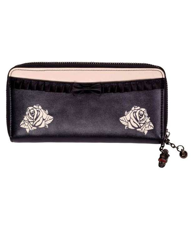 Cartera Alargada Calaveras Lazo