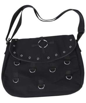 Bolso Bandolera Aros Cromados