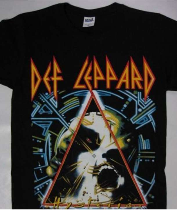 Camiseta DEF LEPPARD - Hysteria Tour 88