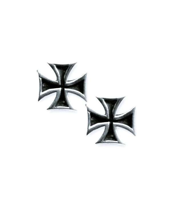 Pendientes Iron Cross Plata (par)