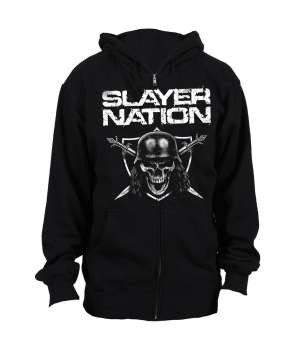 Sudadera SLAYER - Nation con cremallera