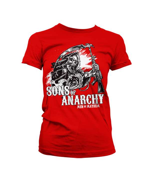 Camiseta para chica SONS OF ANARCHY - AK Reaper Roja