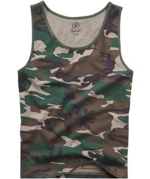 Camiseta Tirantes Militar Woodland Camuflaje