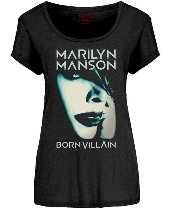Camiseta para chica MARILYN MANSON -Born Villain