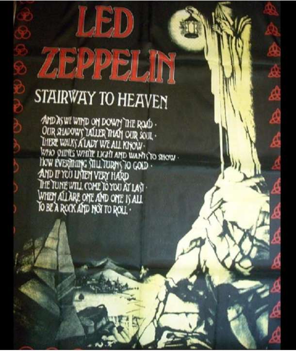 Bandera LED ZEPPELIN - Stairway to Heaven