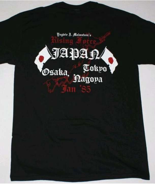 Camiseta YNGWIE MALMSTEEN - Tour 1985