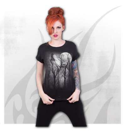 Camiseta FOREST WOLF  Chica Spiral