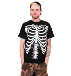 Camiseta Manga Larga Costillas Esqueleto Eol 