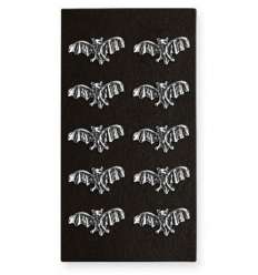 Pendientes Murcielago Bat Plata (par)