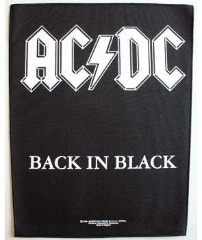 Parche para espalda ACDC - Back In Black