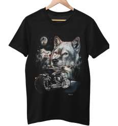 Camiseta WILD WOLF BIKER 2