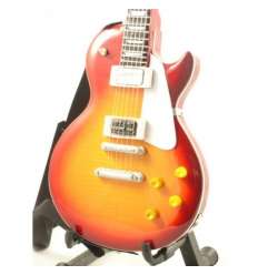 Guitarra Miniatura LED ZEPPELIN - Page Naranja