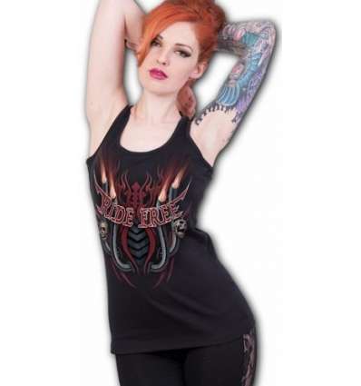 Camiseta TOP Tirantes RIDE FREE Chica Spiral
