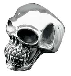 Anillo Calavera Completa Plata