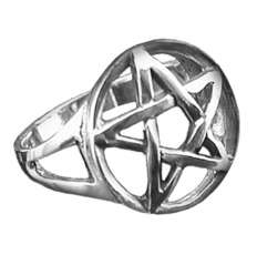 Anillo Pentagrama Plata