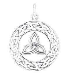 Colgante Celta Triqueta Plata