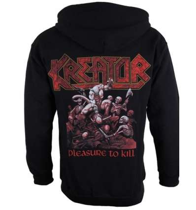 Sudadera KREATOR - Pleasure To Kill Cremallera