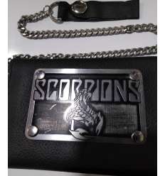 Cartera Cuero SCORPIONS con cadena